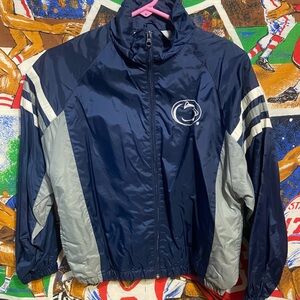 Vintage Penn State University Nittany Lions Kids Windbreaker Jacket